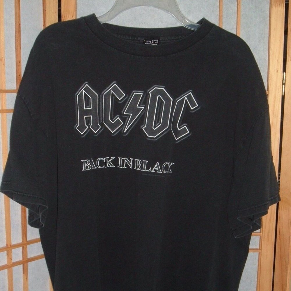 AC/DC Tee Impact Merchandising Back In Black Band